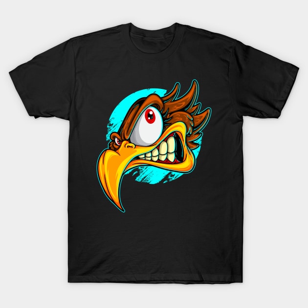 Angry Eagle T-Shirt by Demonforge